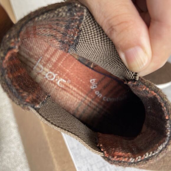 B.ø.c Born Kara Chelsea Ankle Boots Women's 8 M Brown Wool Booties S0772 - Picture 11 of 11